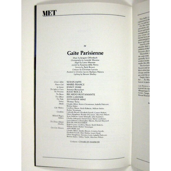 American Ballet Stagebill 1989 Lincoln Center Mark Grothman Insert NYC - Picture 8 of 11